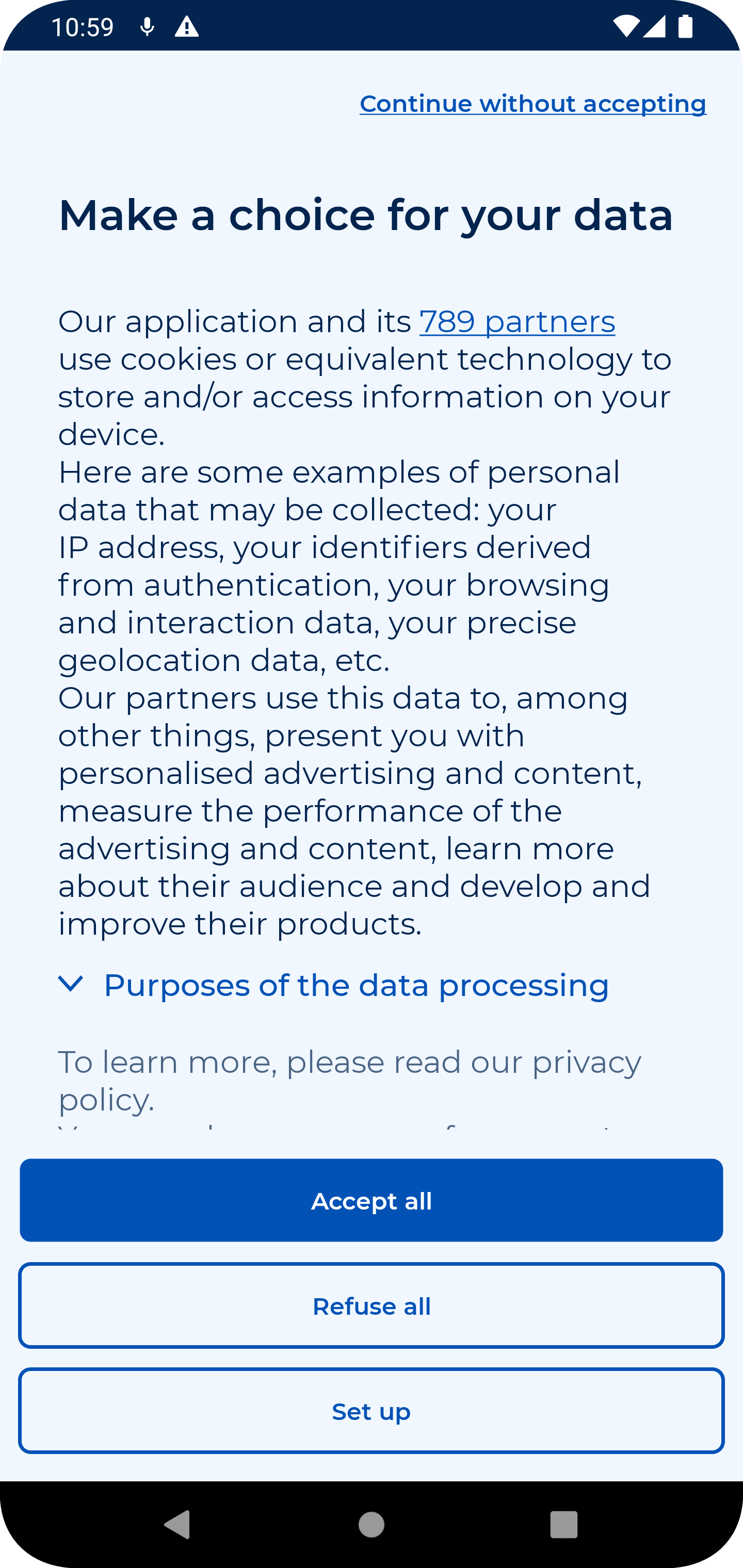 Exemple de rendu configuré dans l'exemple de code ci-dessus